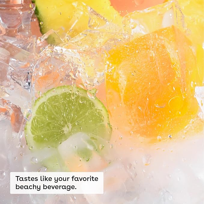 eos Flavor Lab Secret Menu Lip Balm Gift Set - Tropical Chiller, Limited-Edition, Moisturizing, Hydrating, Dry Lips, Variety Pack, 0.14 oz, 4-Pack