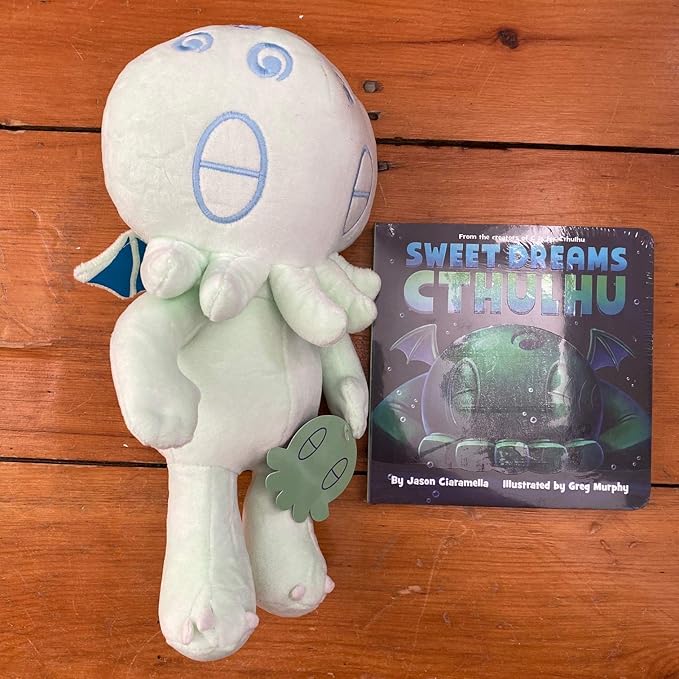 C is for Cthulhu Sweet Dreams Cthulhu & Glow-in-The-Dark Plush Bedtime Bundle (Standard Plush (12 inches))