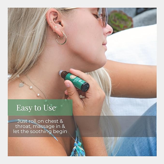 Silk Road Organic Eucalyptus Essential Oil Roll On, USDA Certified - Respiratory Health, Colds, Cough, Sinus & Allergy Congestion - 10 ml Aromatherapy Roller - Always Pure, Always Organic