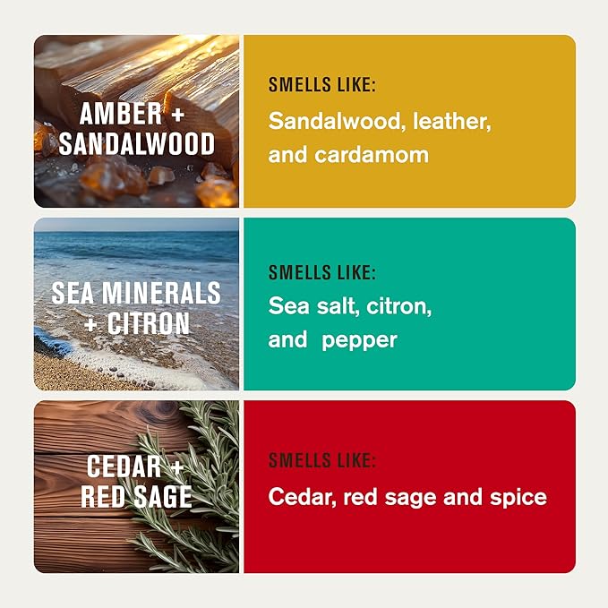 Every Man Jack Men’s Antiperspirant Deodorant Variety Pack – New & Improved Formula – Outdoor Inspired Scents - Smooth Glide, 48-Hour Odor & Sweat Defense– 2.6 oz (3 Pack)