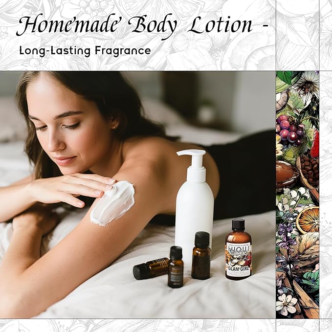 HIQILI Glam Girl Fragrance Oil for Candle, Soap, Inspired by Her-rera G.Girl, Perfume Making, Essential Oil Diffuser, Long Lasting Scents for Hair & Skin - 1 Fl Oz