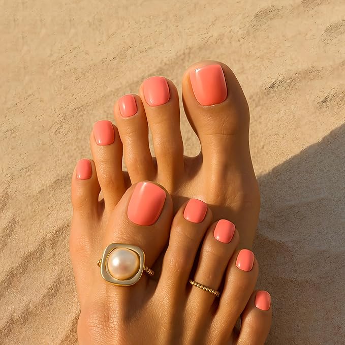 MAYCHAO 15ML Carrot Gel Nail Polish 1Pc Coral Pink Gel Polish Soak Off UV LED Nail Polish Nail Art Starter Manicure Salon DIY at Home, 0.5 OZ