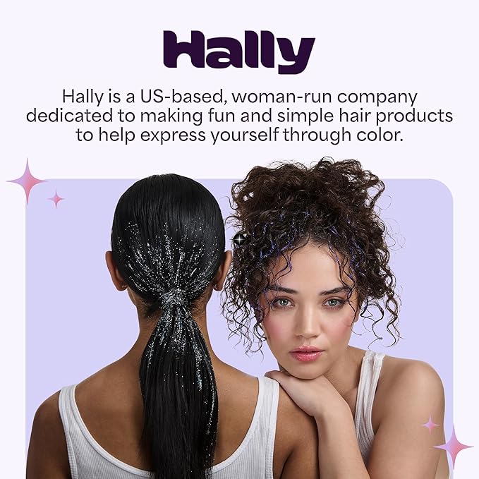 Hally Hair Temporary Hair Color, Shade Stix (Yellow) - Hair Makeup Accessories for Kids, Teens & Adults - 12 ml Washable Hair Chalk & Dye for Festivals, Sporting Events & Parties