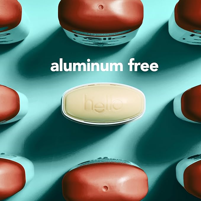 hello Sweet Coconut Aluminum Free Deodorant for Women and Men with Shea Butter, 24-Hour Freshness, Baking Soda Free Deodorant, Dermatologically Tested, 2.6 oz Stick (2 Pack)