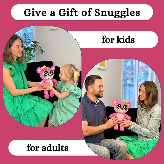 Sugar Skull Teddy Bear (Dreamland Pink)