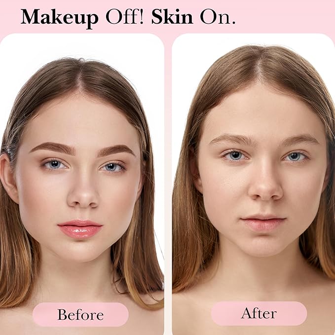 mivida Hypoallergenic Makeup Remover Wipes With Vitamin E, Alcohol Free & Fragrance Free Makeup Wipes For Sensitive Skin, Plant Based Make up Remover, Travel Friendly 25 Count