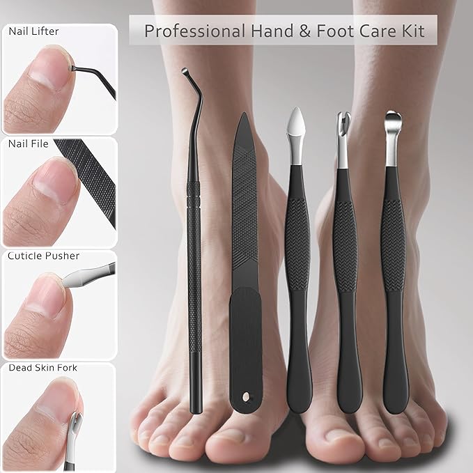 Toenail Clipper for Thick Nails Seniors Ingrown Toe Nail Pedicure Knife for Ingrown Nails Removal Kit Cutter Toenail Treatment Correction