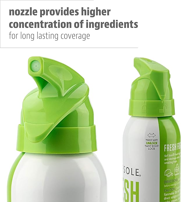 Sof Sole Fresh Fogger Shoe, Gym Bag, and Locker Deodorizer Spray