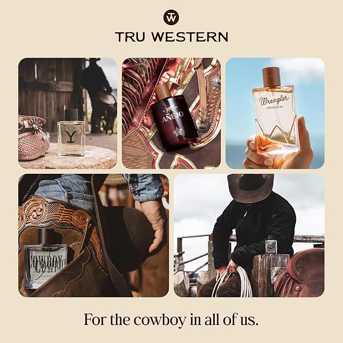 Yellowstone Original Men's Handcrafted Cologne Spray by Tru Western - Officially Licensed Fragrance of Paramount Network's Yellowstone - 100 ml | 3.4 fl oz
