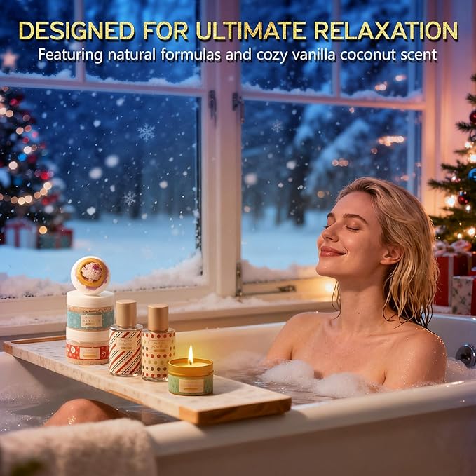 Advent Calendar 2025 for Adults Women, 24 Days Advent Beauty Calendar for Teen Girls Christmas Countdown Calendars Bath Body Spa Self Care Gift Basket for Mom Wife Girlfriend Sister Grandma Friend Her