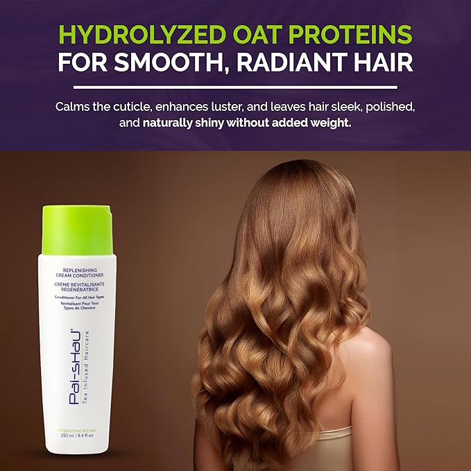 Pai-Shau Replenishing Cream Conditioner - Hydrating Conditioner For All Hair Types - 8.4 Fl Oz