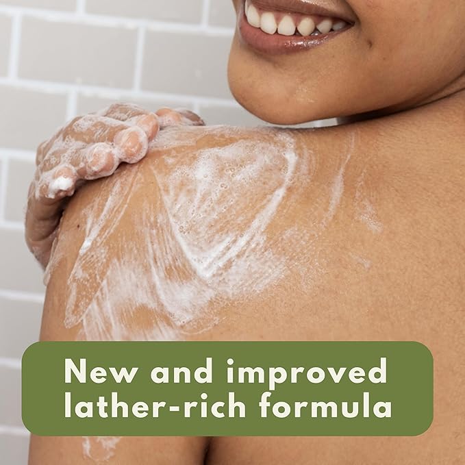 Aveeno Daily Moisturizing Body Wash for Dry & Sensitive Skin + Prebiotic Oat, Oat Body Wash & Gently Cleanses, Nourishes & Feels Hydrating on Dry Skin, Gentle & Light Fragrance, 18 fl oz