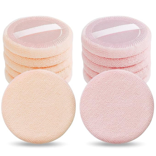 Sibba Beauty Blender Makeup Sponge 12 PCS Fluffy Make Up Foundation Applicator Face Blending Setting Pads Cosmetics Matte Loose Powder Body Paint Wet Dry Application Brushes (pink/skin color)