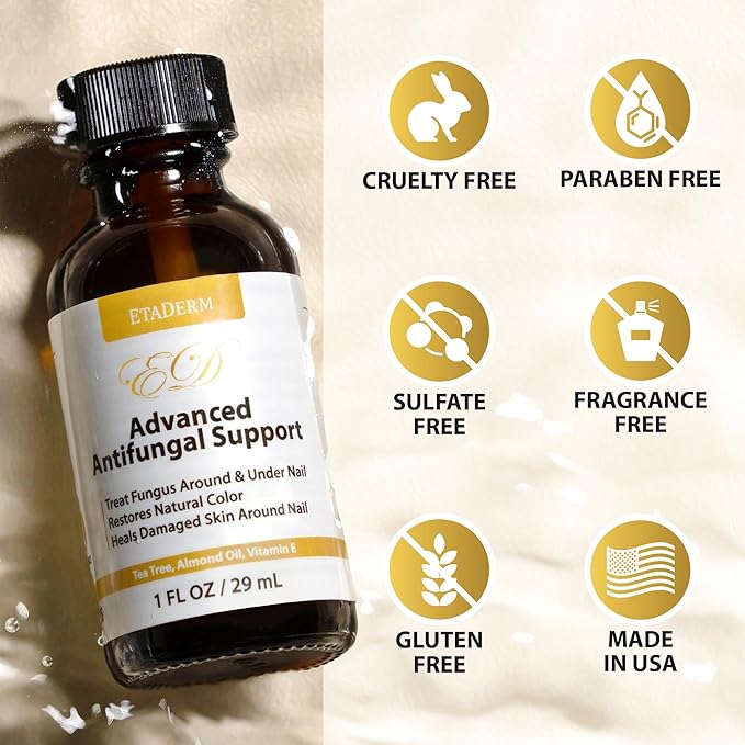 Nail Care & Repair Formula - Advanced Nail Repair for Damaged Nails Supported by Growth Oil and Enriching Serum - Promotes Polished Finish, Smooth Texture and Strengthened Nails Appearance