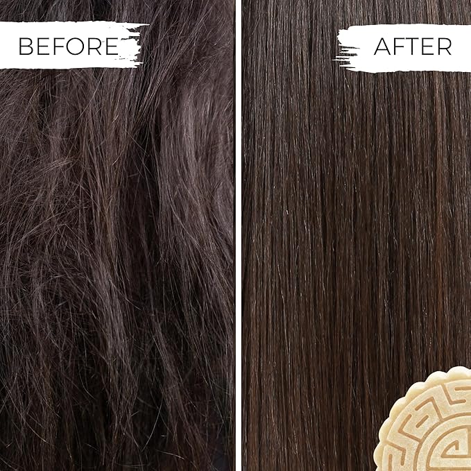 Viori Native Essence Shampoo and Conditioner Bar Set Made with Rice Water - Handcrafted Sulfate Free Shampoo and Conditioner