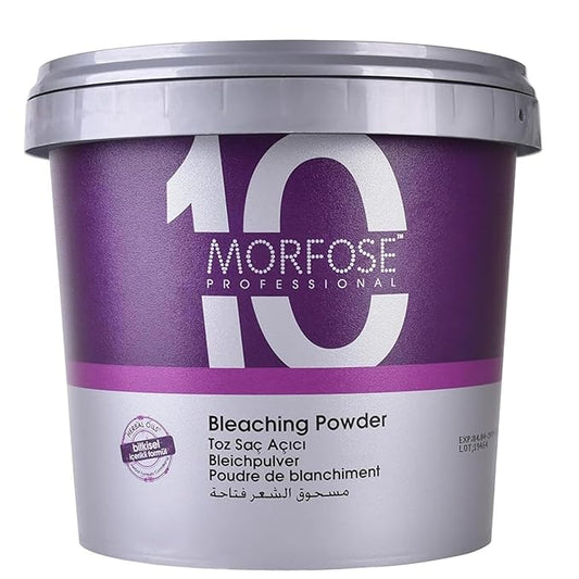 Morfose 10 Hair Bleaching Powder-Blue, Up to 7 tone 35.27 oz