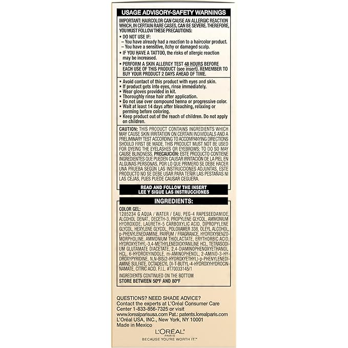 L'Oréal Paris Superior Preference Luminous Fade-Defying Permanent Hair Color, Hair Dye For Up to 9 Weeks of Radiance, Soft Black 3, 1 Hair Dye Kit