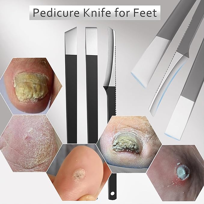Toenail Clipper for Thick Nails Seniors Ingrown Toe Nail Pedicure Knife for Ingrown Nails Removal Kit Cutter Toenail Treatment Correction