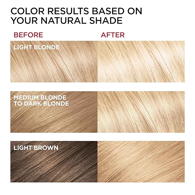 L'Oréal Paris Superior Preference Fade-Defying + Shine Permanent Hair Color, LB01 Extra Light Ash Blonde, Hair Dye Kit (Pack of 1)