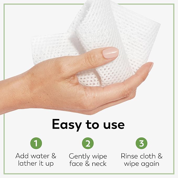 Olay Daily Facials for Clean Sensitive Skin, Makeup Remover Wipes, Soap-Free and Fragrance-Free Cleanser Cloths, 33 Count (Pack of 3)