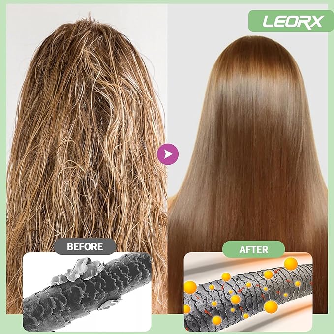 2 Pack Hair Dye shampoo, Leorx 3 In 1 Brown Color Shampoo Hair Dye For Refresh Hair Instant Herbal Coloring Shampoo For Women&Men - Tintes Para El Cabello Profesional