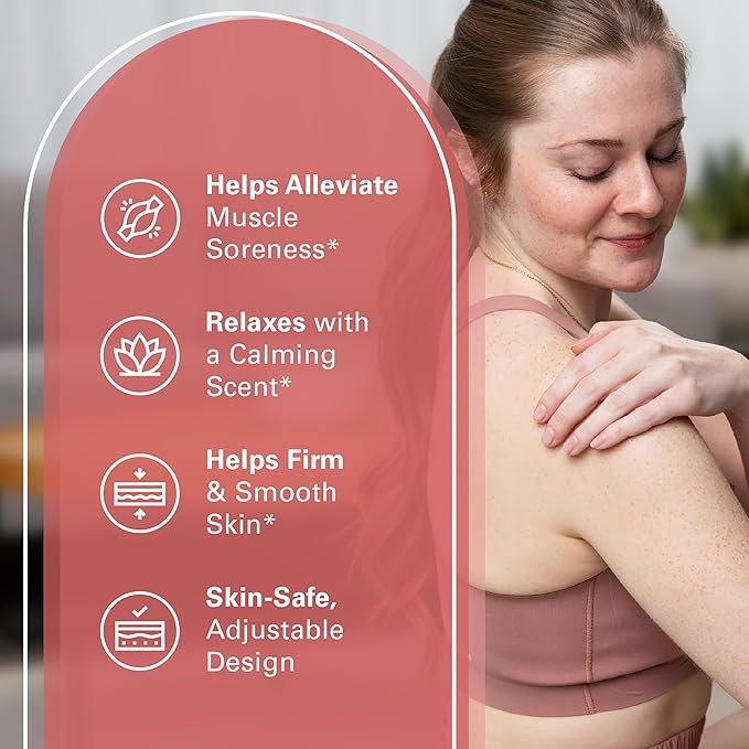 Arnica Sore Muscle Massage Oil and Massager Kit | Relaxing Post-Workout Recovery Duo for Sore Arms, Joints, Legs Cramps, and Lymphatic Drainage, Fast-Acting Formula, 8 fl oz by M3 Naturals