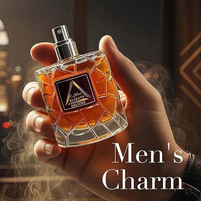 Klamath-Deliur Long-Lasting Cologne for Men | Vanilla, Warm Spicy, Amber, Cinnamon Scent | Eau de Toilette 100ml Spray | Day to Night Fragrance