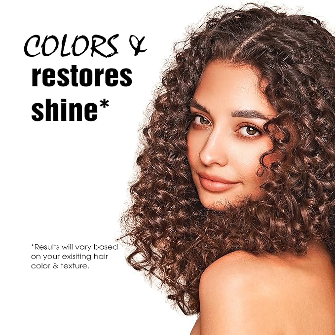 Light Mountain Henna Hair Color & Conditioner - Warm Chestnut Hair Dye for Men/Women, Organic Henna Leaf Powder and Botanicals, Chemical-Free, Semi-Permanent Hair Color, 4 Oz