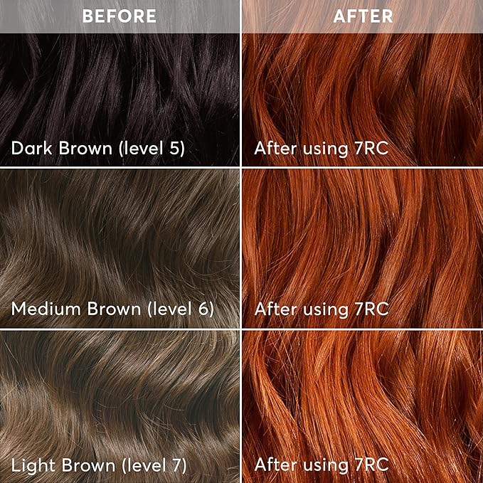 Madison Reed Radiant Hair Color Kit | 7RC Light Ginger Red with Vivid Copper Tones (Carrara Crimson) Vivid Color-Enhancing Formula | Salon-Quality Permanent Hair Dye | PPD-Free & Ammonia-Free |2 Pack