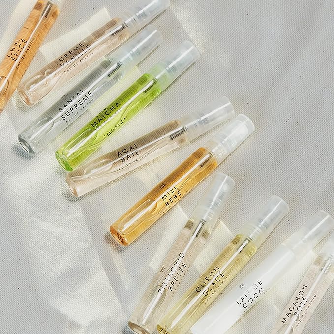 Le Monde Gourmand Parfum de Voyage 10 Piece Purse Spray Discovery Set - 0.23 fl oz (6.8 ml) Each Sample Fragrance