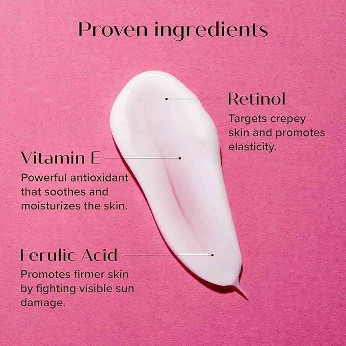 Medix 5.5 Retinol Cream + Collagen Cream Skincare Set Moisturizer Body & Face Lotion | Firming Body Lotion Set Reduces Look Of Sagging Skin, Cellulite, Sun Damage & Crepey Skin For Women, 2PC Bundle