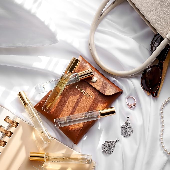 Unisex Mini Perfumes for Women Perfume Gift Set, Fragrance for Men Cologne - 5 Assorted Woody Floral Women's Fragrances & Men's Fragrances Perfume Set, 10ml Large Bottle Samples Eau de Toilette Parfum