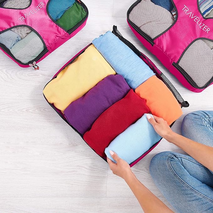 Travel Packing Cubes 5 pcs Luggage Organizer Set for Bag & Suitcase