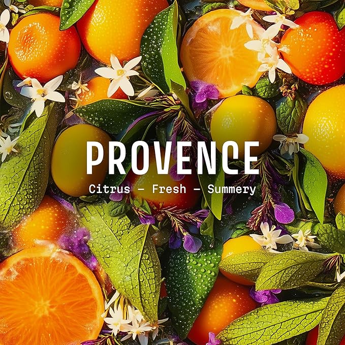 Panier des Sens - Provence Citrus Gift Duo - Hydrating Hand Cream 96% Natural Ingredients & Roll-On Eau de Toilette - Made in France, Vegan, Perfect Holiday Gift - Travel Size 1.7 Fl Oz + 0.3 Fl Oz