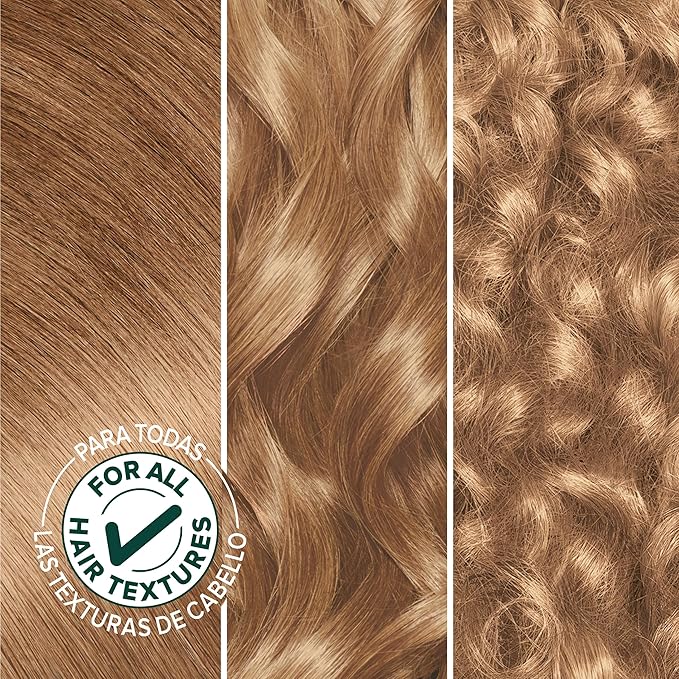 Garnier Hair Color Nutrisse Nourishing Creme, 80 Medium Natural Blonde (Butternut) Permanent Hair Dye, 2 Count (Packaging May Vary)