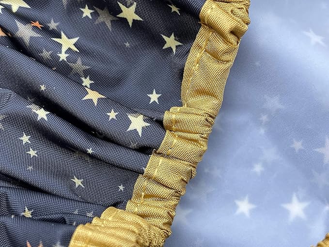 Reusable Shower & Bath Cap & Lined, Oversized Waterproof Shower Caps Large Designed for all Hair Lengths with PEVA Lining & Elastic Band Stretch Hem Hair Hat - Fashionista Starry Nights