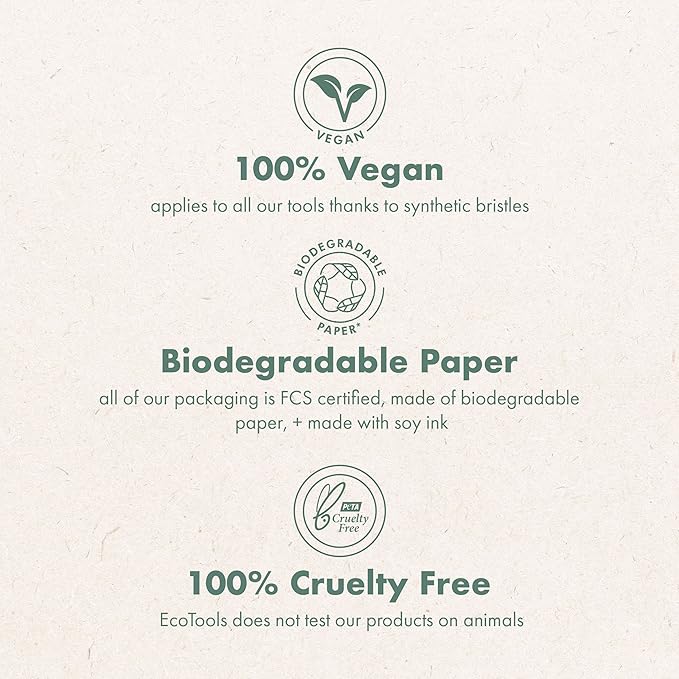 EcoTools Makeup Brush + Sponge Shampoo Cleanser, Deep Clean, Sulfate-Free, Fragrance-Free Brush Cleaner for Makeup Sponges & Tools, Vegan & Cruelty-Free, 8 fl. oz