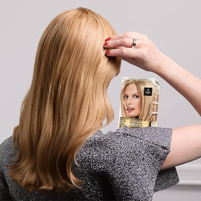 L’Oreal Paris Superior Preference Fade-Defying + Shine Permanent Hair Color, LB02 Extra Light Natural Blonde, Pack of 1, Hair Dye