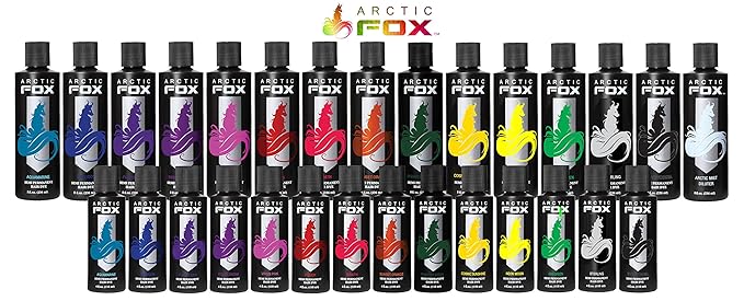 ARCTIC FOX Vegan and Cruelty-Free Semi-Permanent Hair Color Dye (4 Fl Oz, STERLING)