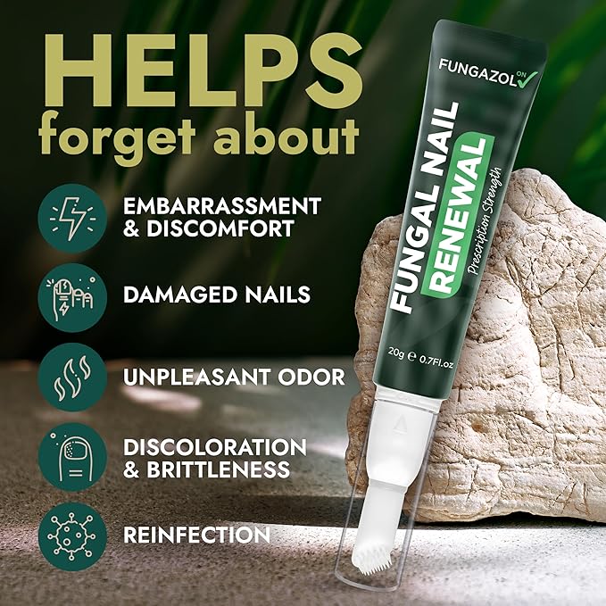 Toenail Fungus Pen - Tea Tree Oil for Toenail Fungus - Antifungal Nail Treatment with Tea Tree Oil - Fast-Acting, No-Touch Applicator - Restores Thickness & Discoloration - 20ML Volume