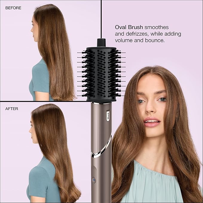 Shark FlexStyle Air Styling & Drying System, Powerful Hair Blow Dryer & Multi-Styler with Auto-Wrap Curlers, Oval Brush, Concentrator Attachment, Mocha, HD431BR
