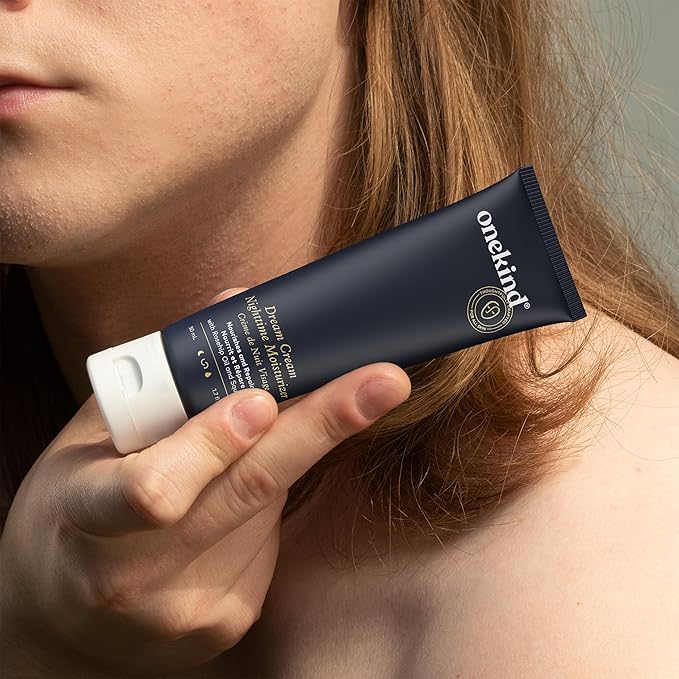 Onekind Dream Cream Night Moisturizer – Hydrating Anti-Aging Face Cream with Squalane, Rosehip & Shea Butter – Fragrance-Free, Vegan, for Dry & Sensitive Skin – 1.7 oz