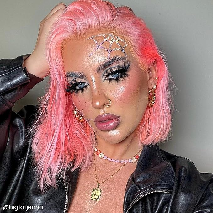 Arctic Fox Semi-Permanent Hair Dye, Vegan & Cruelty-Free, UV Reactive Neon Pink, Electric Paradise, Long Lasting, Conditioning, Ammonia-Free, 4 Fl Oz (Pack of 2)