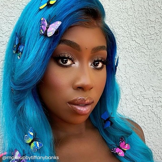 Arctic Fox Semi-Permanent Hair Dye, Vegan & Cruelty-Free, Conditioning, Ammonia-Free, Peroxide-Free, Aquamarine Blue, Vibrant Color for All Hair Types, 4 Fl Oz (Pack of 2)