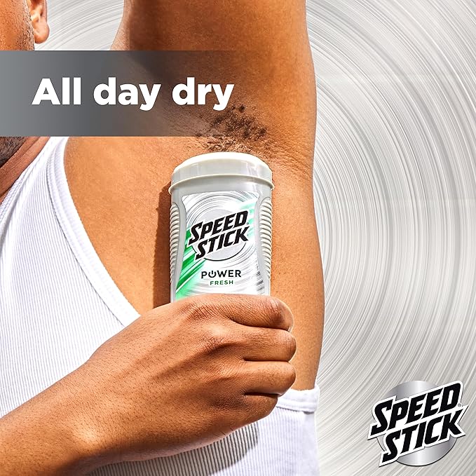 Speed Stick Men's Deodorant, Fresh, 3 Ounce, 4 Pack