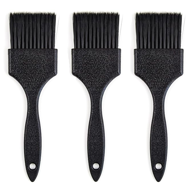 3 Power Painter Hair Dye Brushes - Color Tools for Salon, Balayage, Painting, and Dye Application - Durable Salon Color Applicator Brushes