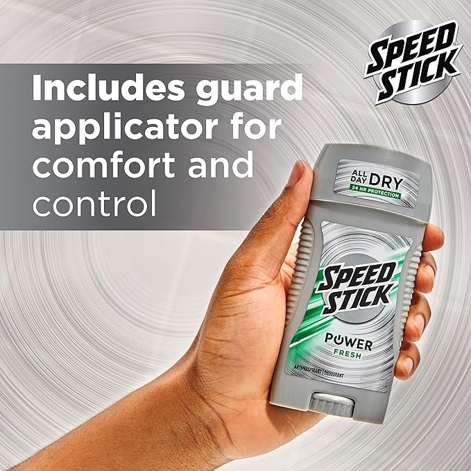 Speed Stick Men's Deodorant, Fresh, 3 Ounce, 4 Pack