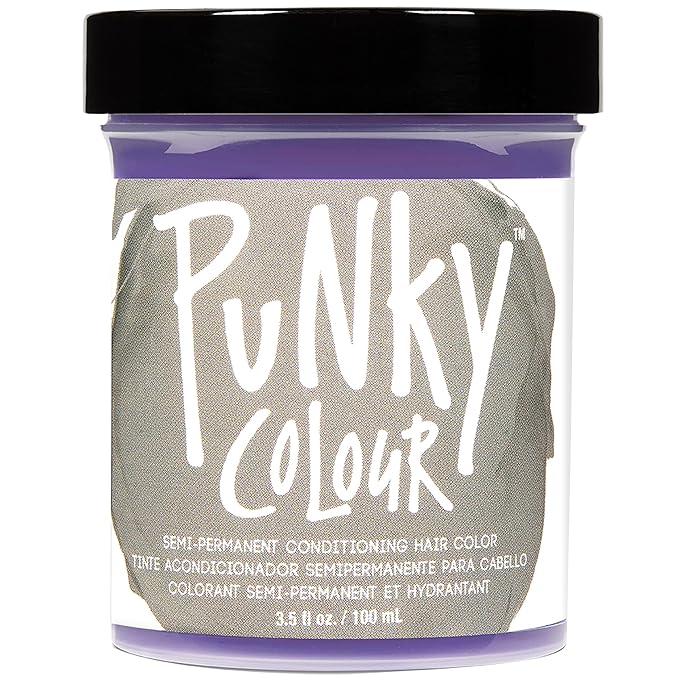 Punky Platinum Blonde Toner Semi Permanent Hair Color - Vegan, Cruelty-Free Conditioning Hair Dye, Lasts Up to 35 Washes, 3.5 fl oz