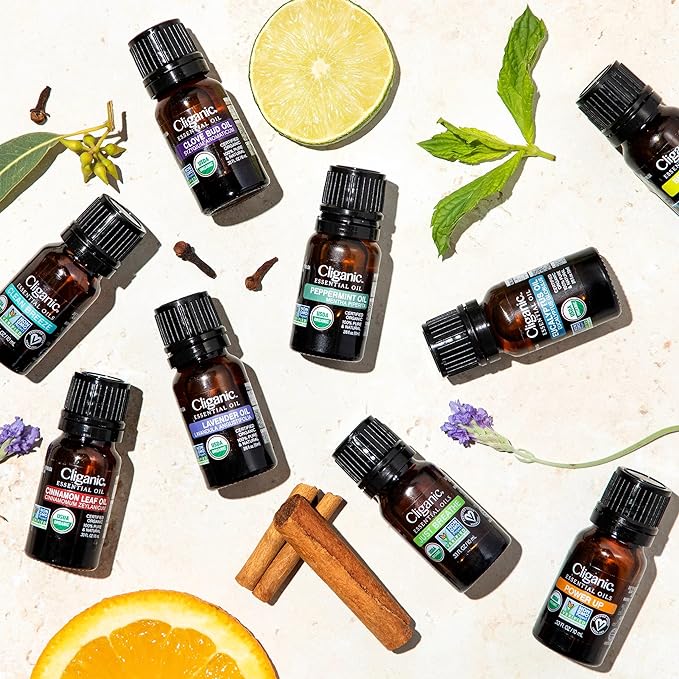 Cliganic Organic Ylang Ylang Essential Oil, 100% Pure Natural for Aromatherapy | Non-GMO Verified (Packaging May Vary)