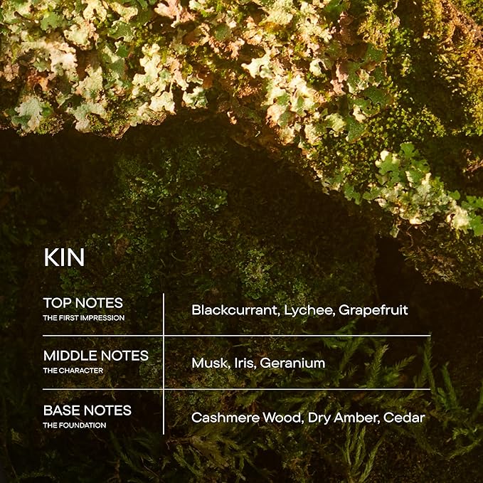 Harry's Kin Men's Cologne - Floral Musk Scent - 1.7 fl oz - Notes of Blackcurrant, Musk & Cashmere Wood - Long-Lasting Eau de Parfum Men's Fragrance